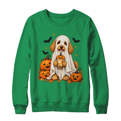 Goldendoodle Ghost and Cute Halloween Dog Humor Shirt & Sweatshirt | teecentury