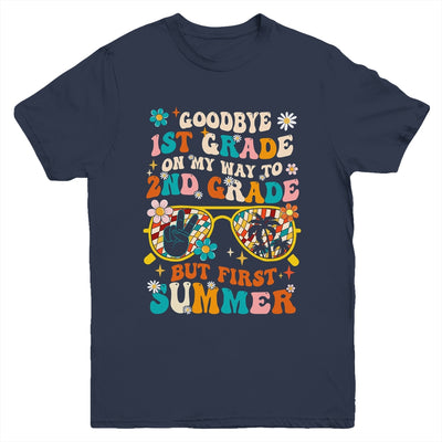 Goodbye 1st Grade Graduation To 2nd Grade Hello Summer Kids Youth Shirt | teecentury