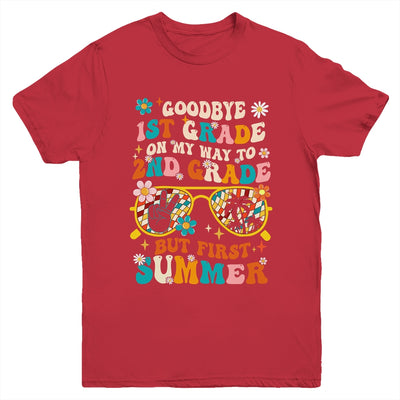 Goodbye 1st Grade Graduation To 2nd Grade Hello Summer Kids Youth Shirt | teecentury