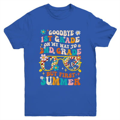Goodbye 1st Grade Graduation To 2nd Grade Hello Summer Kids Youth Shirt | teecentury
