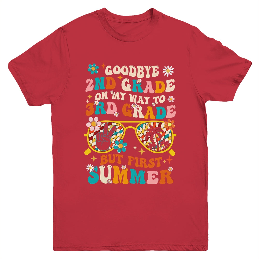 Goodbye 2nd Grade Graduation To 3rd Grade Hello Summer Kids Youth Shirt | teecentury