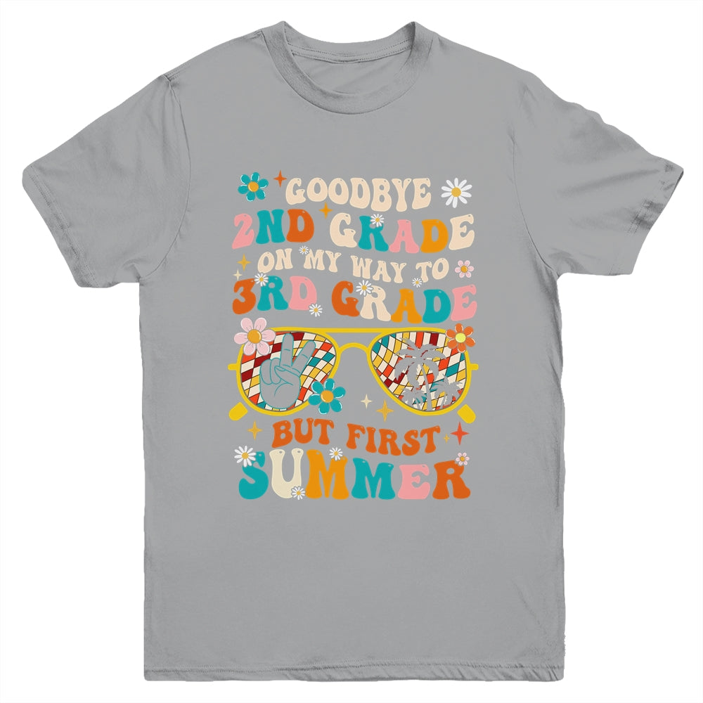 Goodbye 2nd Grade Graduation To 3rd Grade Hello Summer Kids Youth Shirt | teecentury