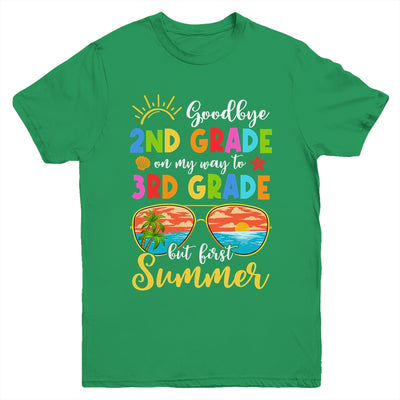 Goodbye 2nd Grade Graduation To 3rd Grade Hello Summer Youth Shirt | teecentury