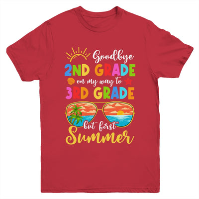 Goodbye 2nd Grade Graduation To 3rd Grade Hello Summer Youth Shirt | teecentury