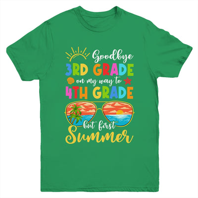 Goodbye 3rd Grade Graduation To 4th Grade Hello Summer Youth Shirt | teecentury