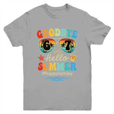 Goodbye 6 7 Hello Summer Last Day Of School Teacher Student Youth Shirt | teecentury