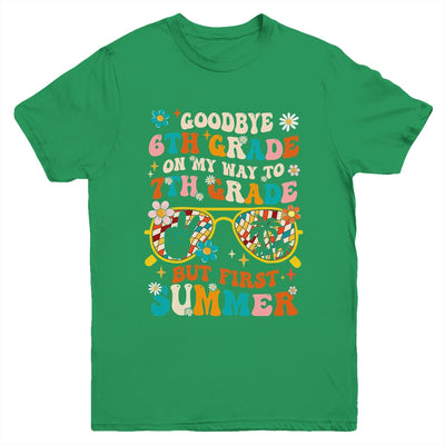 Goodbye 6th Grade Graduation To 7th Grade Hello Summer Kids Youth Shirt | teecentury