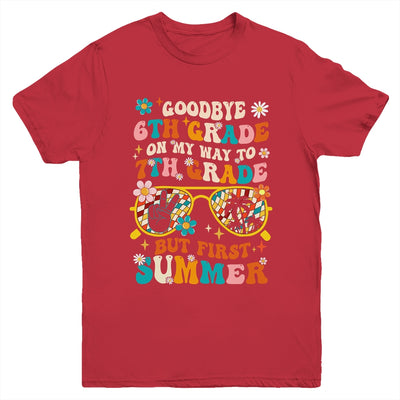 Goodbye 6th Grade Graduation To 7th Grade Hello Summer Kids Youth Shirt | teecentury