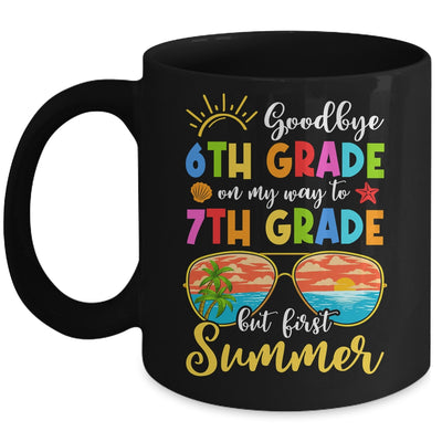 Goodbye 6th Grade Graduation To 7th Grade Hello Summer Mug | teecentury