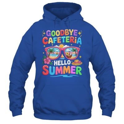 Goodbye Cafeteria Hello Summer End Of School Year Lunch Lady Shirt & Tank Top | teecentury