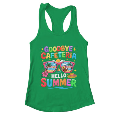 Goodbye Cafeteria Hello Summer End Of School Year Lunch Lady Shirt & Tank Top | teecentury