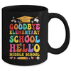 Goodbye Elementary Hello Middle School Graduation 2024 Mug | teecentury
