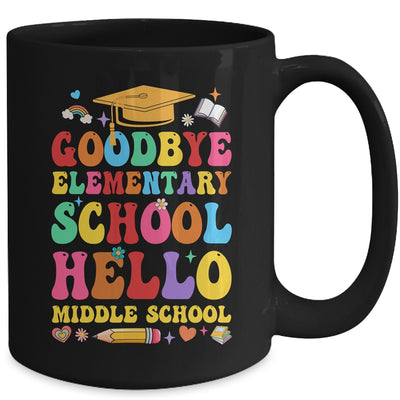 Goodbye Elementary Hello Middle School Graduation 2024 Mug | teecentury