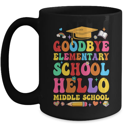 Goodbye Elementary Hello Middle School Graduation 2024 Mug | teecentury
