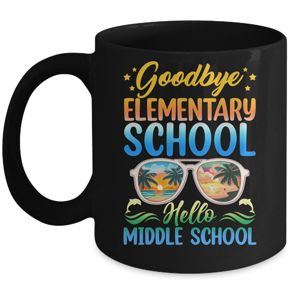 Goodbye Elementary School On My Way To Middle School 2024 Mug | teecentury