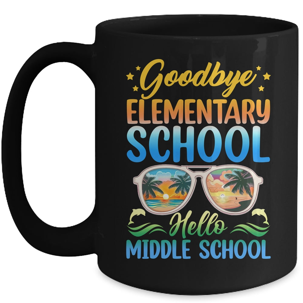 Goodbye Elementary School On My Way To Middle School 2024 Mug | teecentury