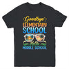 Goodbye Elementary School On My Way To Middle School 2024 Youth Shirt | teecentury