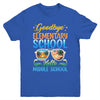Goodbye Elementary School On My Way To Middle School 2024 Youth Shirt | teecentury