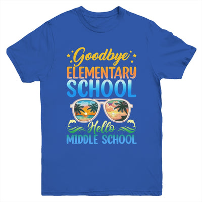 Goodbye Elementary School On My Way To Middle School 2024 Youth Shirt | teecentury