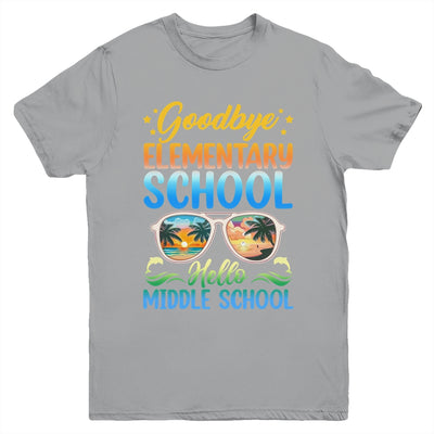 Goodbye Elementary School On My Way To Middle School 2024 Youth Shirt | teecentury