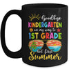 Goodbye Kindergarten Graduation To 1st Grade Hello Summer Mug | teecentury
