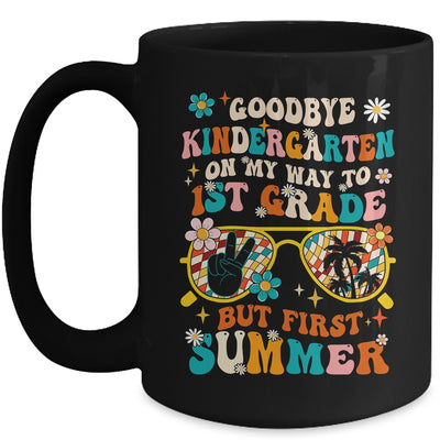 Goodbye Kindergarten Graduation To 1st Grade Summer  Kids Mug | teecentury