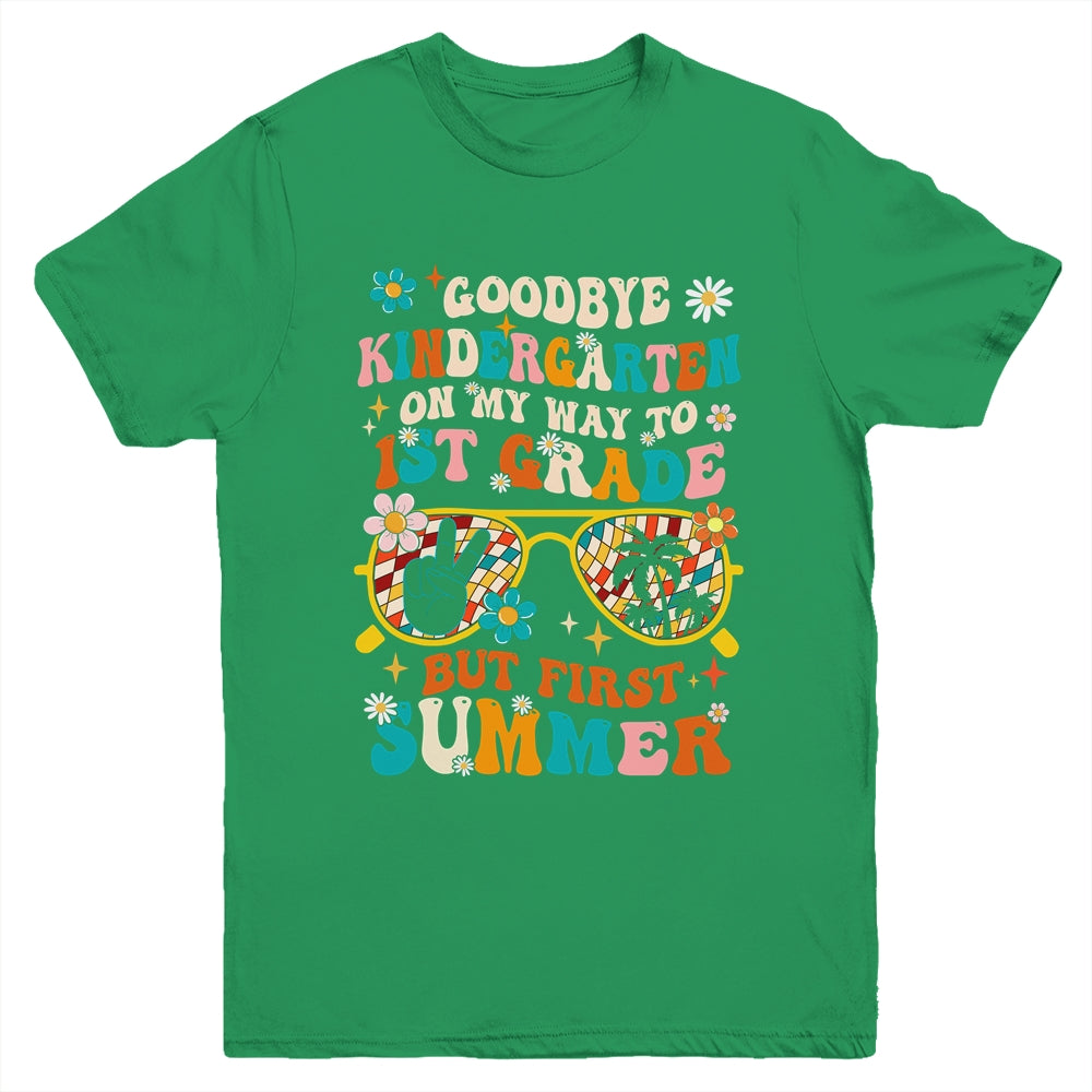 Goodbye Kindergarten Graduation To 1st Grade Summer  Kids Youth Shirt | teecentury
