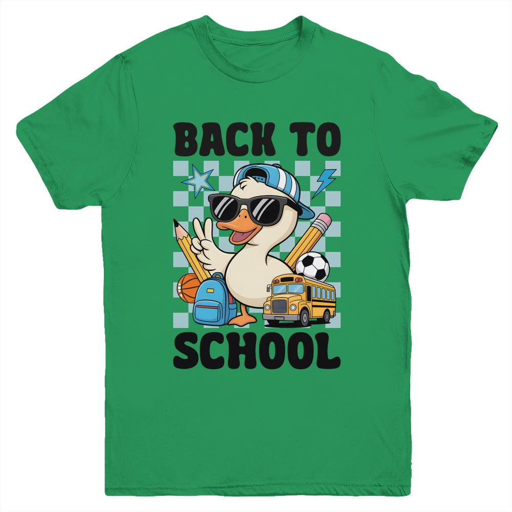Goose Back To School 1st First Day Of School Boy Girl Kids Youth Shirt | teecentury