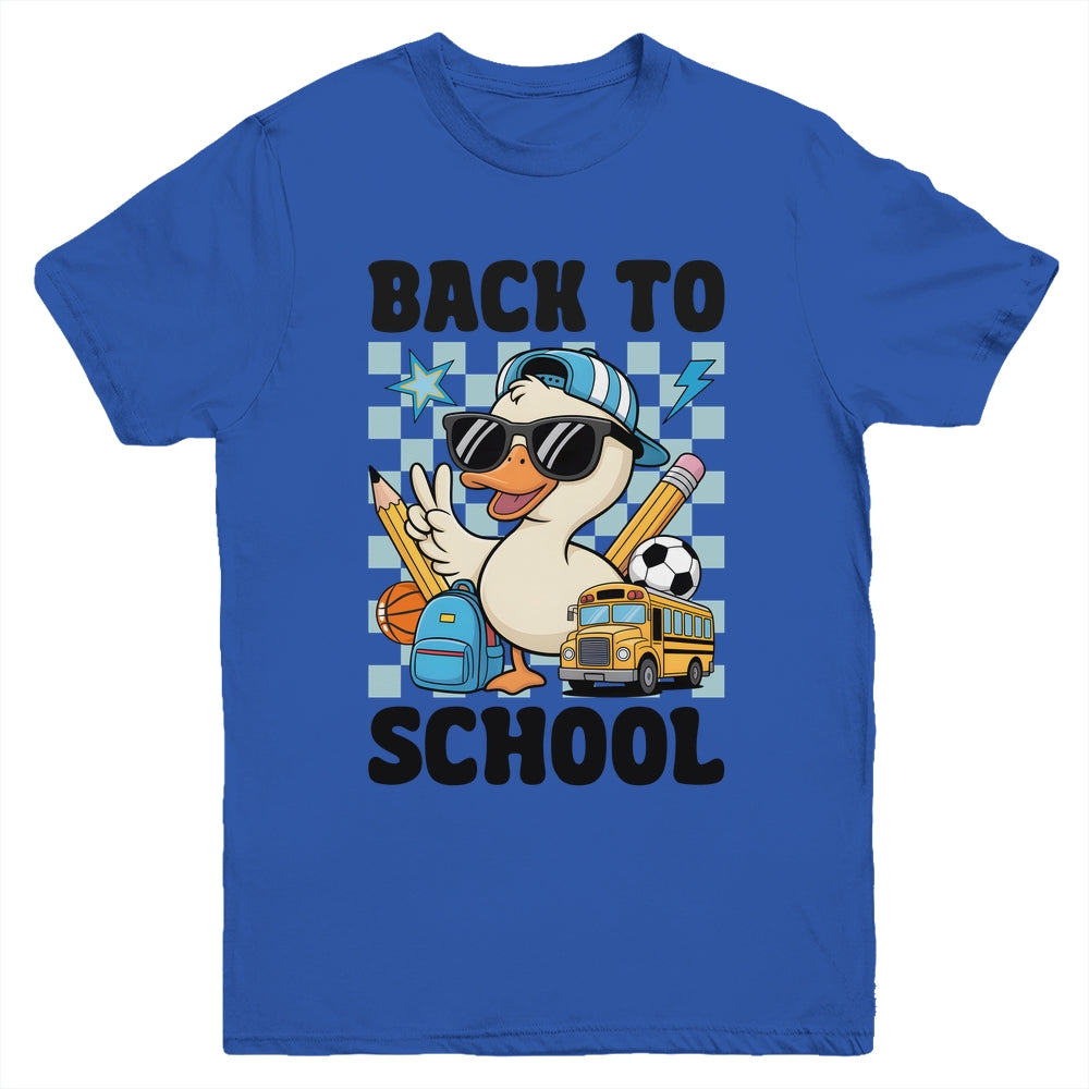 Goose Back To School 1st First Day Of School Boy Girl Kids Youth Shirt | teecentury