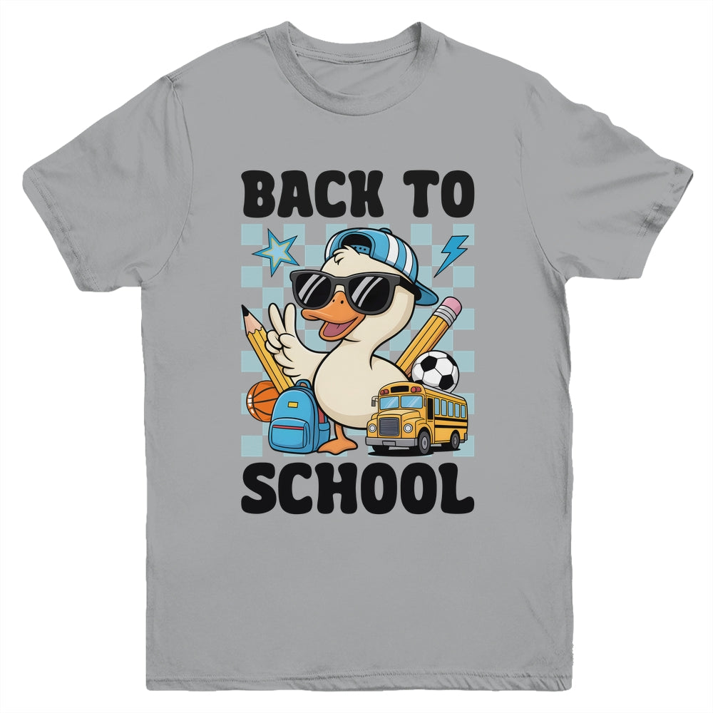 Goose Back To School 1st First Day Of School Boy Girl Kids Youth Shirt | teecentury