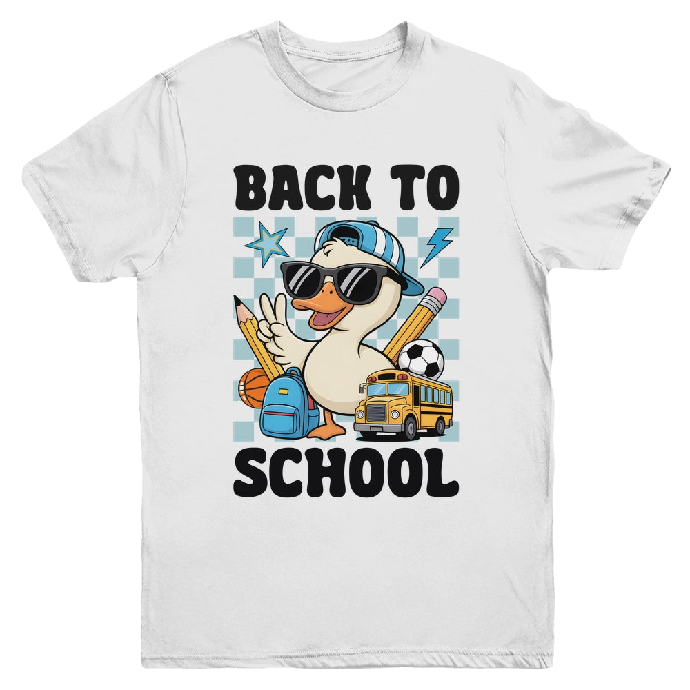 Goose Back To School 1st First Day Of School Boy Girl Kids Youth Shirt | teecentury