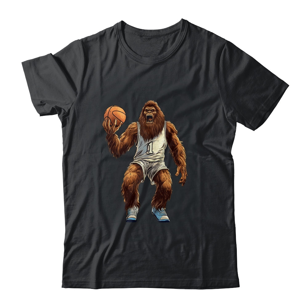 Gorilla Playing Basketball Funny Gorilla Basketball Player Shirt & Hoodie | teecentury