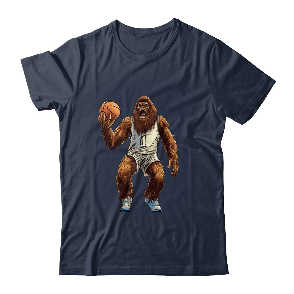 Gorilla Playing Basketball Funny Gorilla Basketball Player Shirt & Hoodie | teecentury