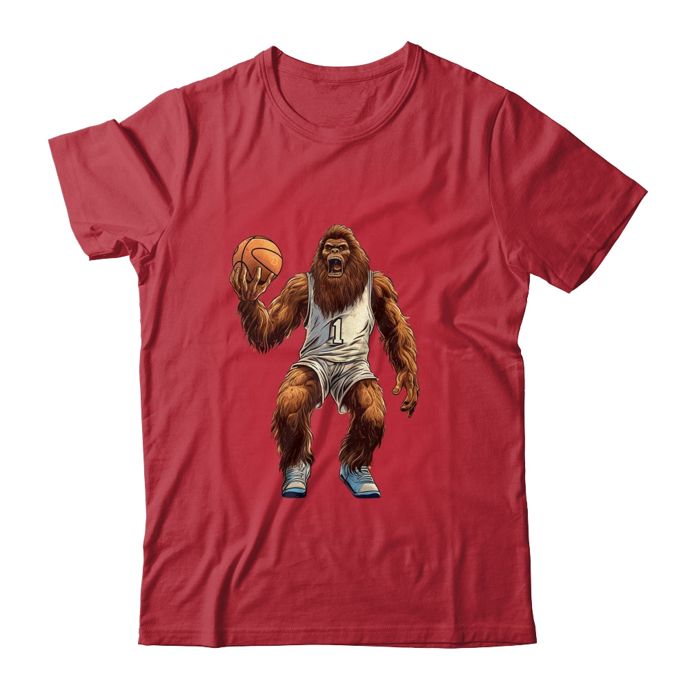 Gorilla Playing Basketball Funny Gorilla Basketball Player Shirt & Hoodie | teecentury