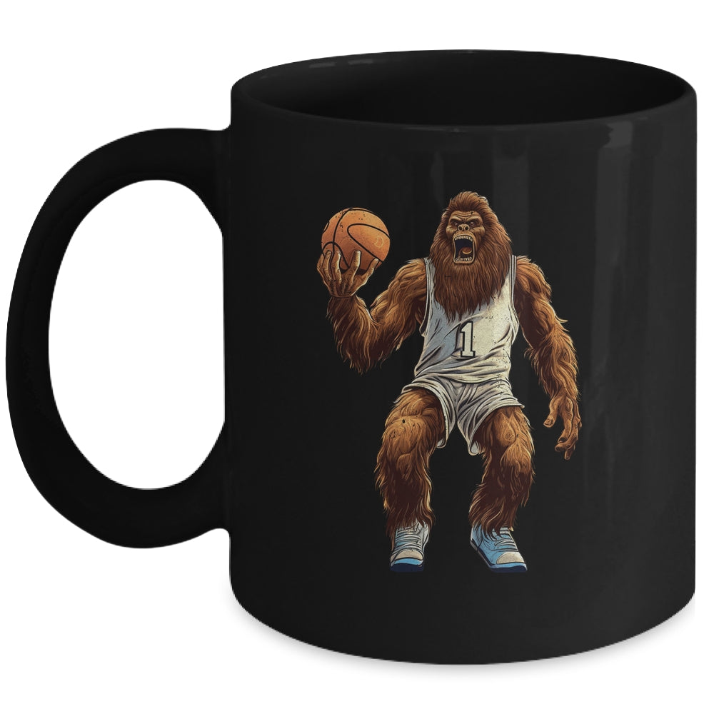 Gorilla Playing Basketball Funny Gorilla Basketball Player Mug | teecentury