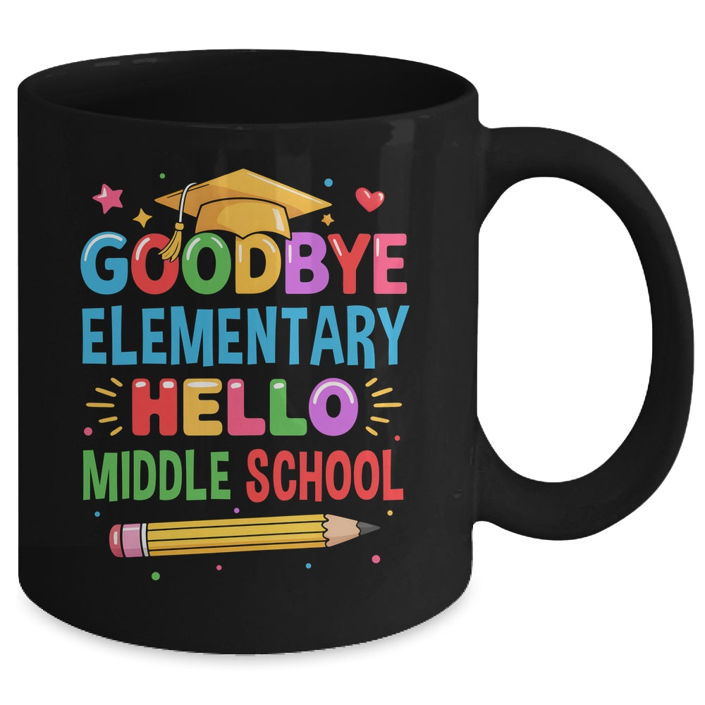 Graduation From Elementary To Middle School 2025 For Her Him Mug | teecentury