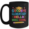Graduation From Elementary To Middle School 2025 For Her Him Mug | teecentury