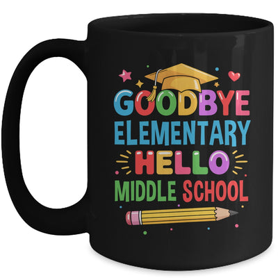 Graduation From Elementary To Middle School 2025 For Her Him Mug | teecentury