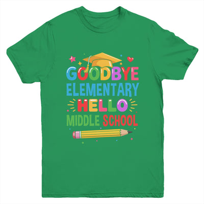 Graduation From Elementary To Middle School 2025 For Her Him Youth Shirt | teecentury