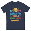 Graduation From Elementary To Middle School 2025 For Her Him Youth Shirt | teecentury