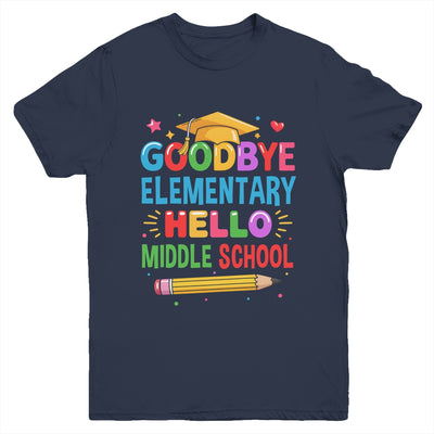 Graduation From Elementary To Middle School 2025 For Her Him Youth Shirt | teecentury