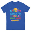 Graduation From Elementary To Middle School 2025 For Her Him Youth Shirt | teecentury