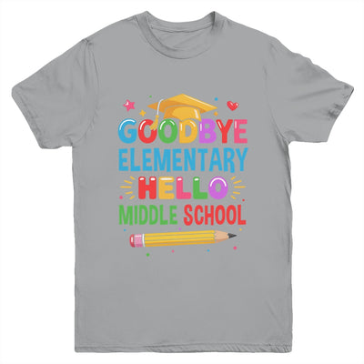Graduation From Elementary To Middle School 2025 For Her Him Youth Shirt | teecentury