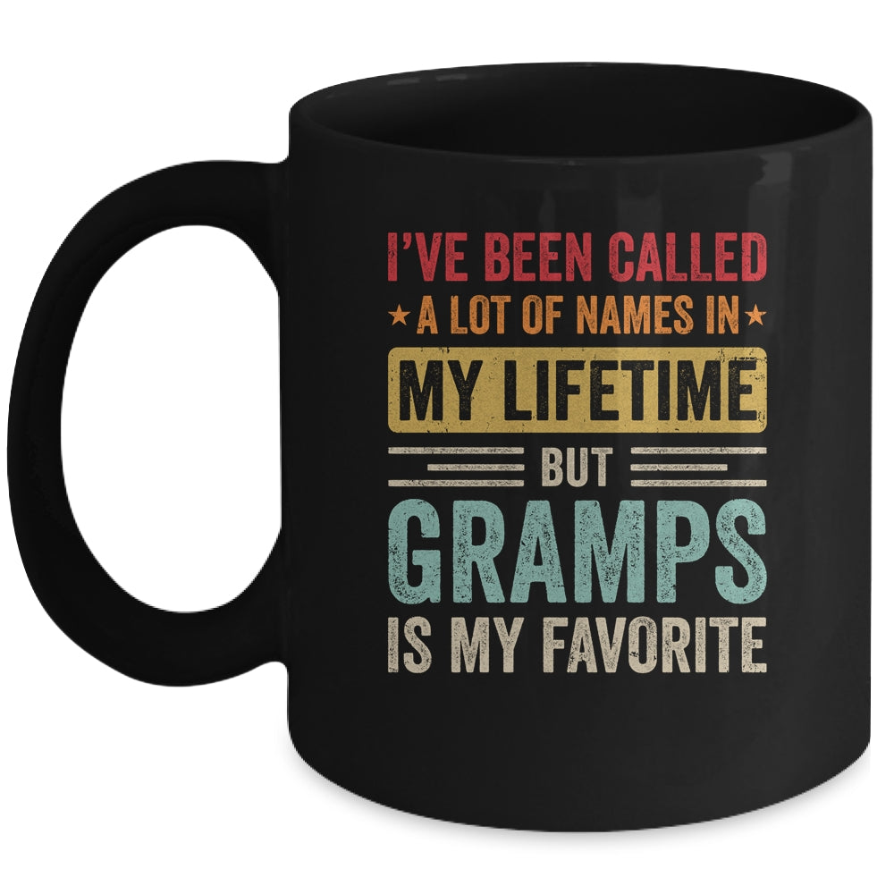 Gramps Is My Favorite Name Funny Father's Day Gramps Mug | teecentury