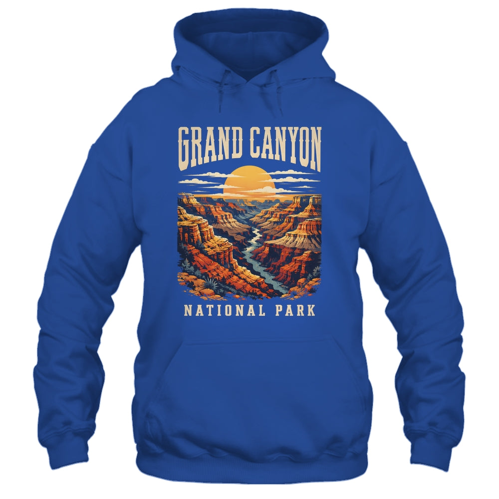 Grand Canyon National Park Arizona Outdoor Vintage Sunset Hiking Shirt & Tank Top | teecentury