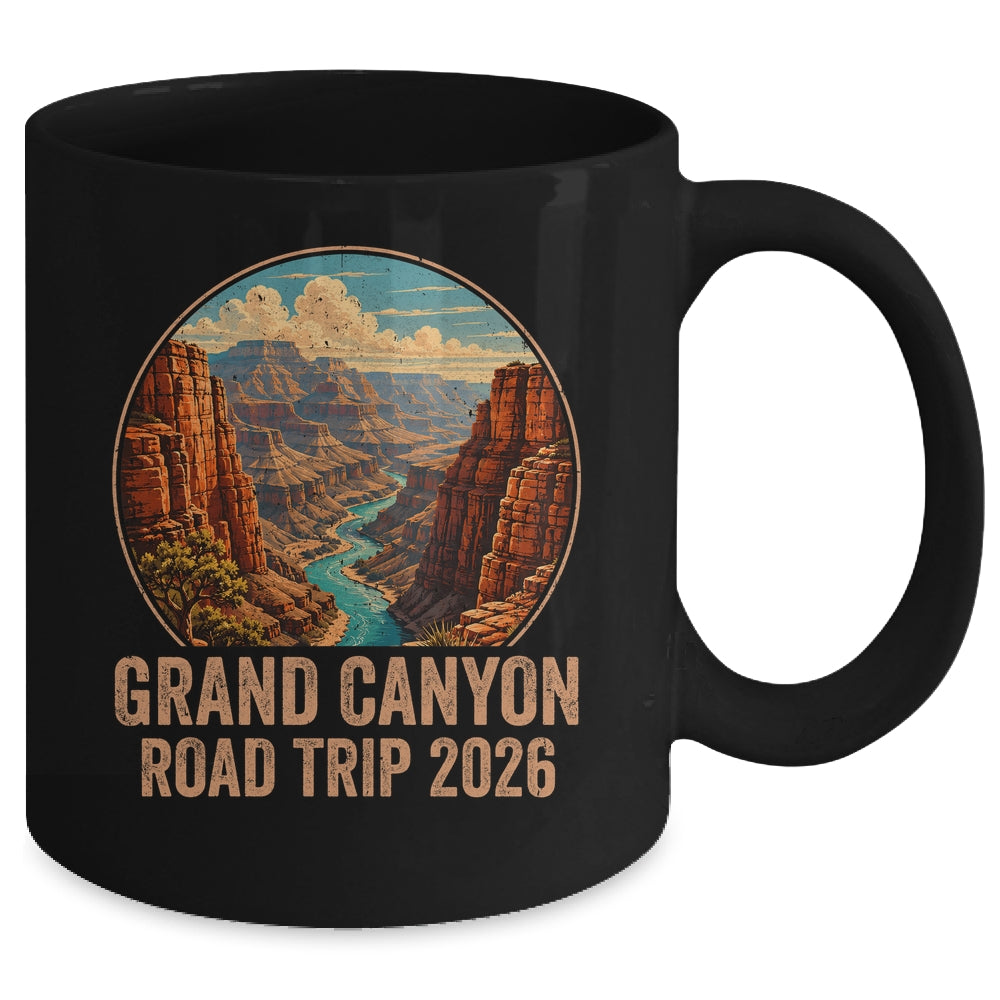 Grand Canyon National Park Family Souvenir Road Trip 2026 Mug | teecentury