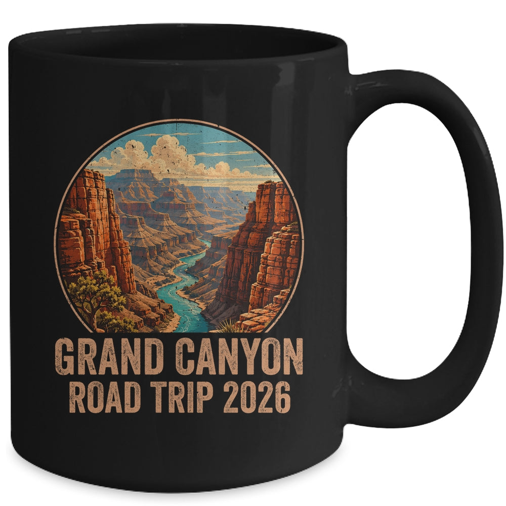 Grand Canyon National Park Family Souvenir Road Trip 2026 Mug | teecentury