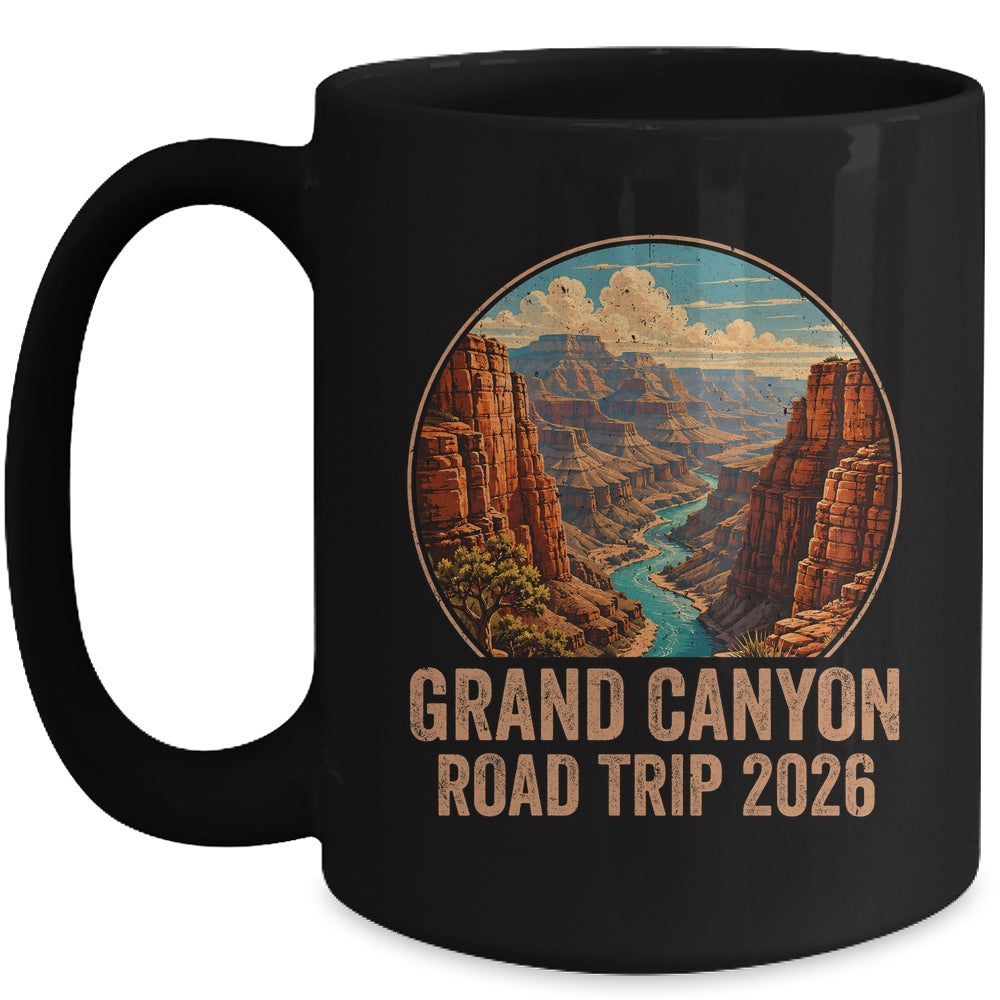 Grand Canyon National Park Family Souvenir Road Trip 2026 Mug | teecentury