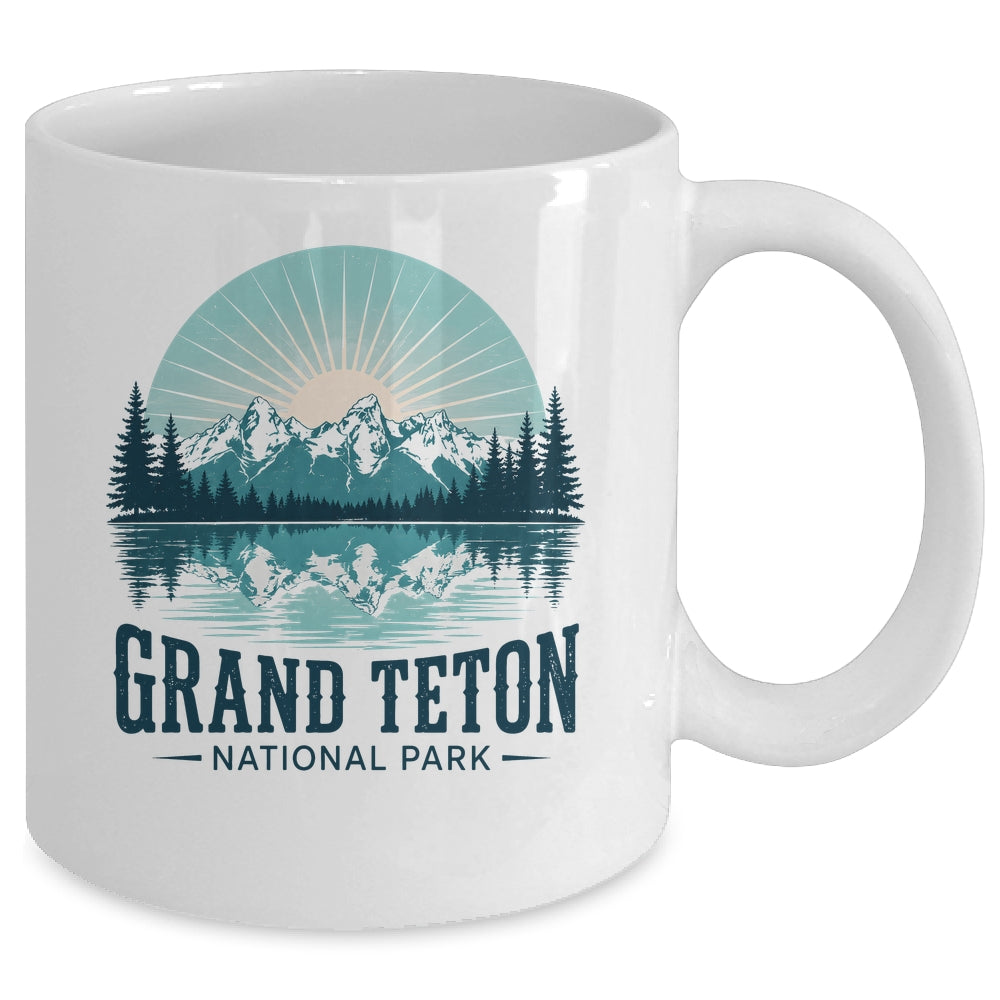 Grand Teton National Park Wyoming Travel Outdoor Camping Mug | teecentury
