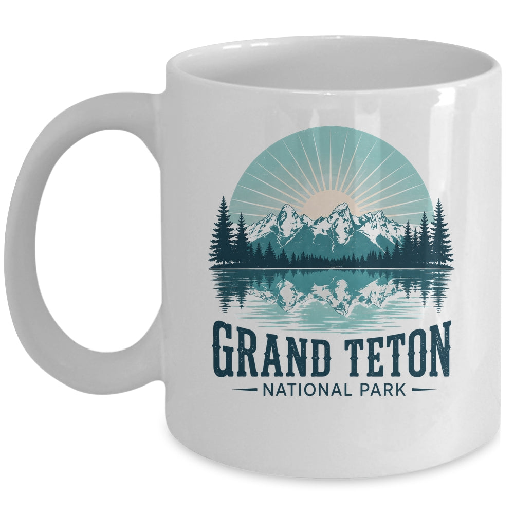 Grand Teton National Park Wyoming Travel Outdoor Camping Mug | teecentury